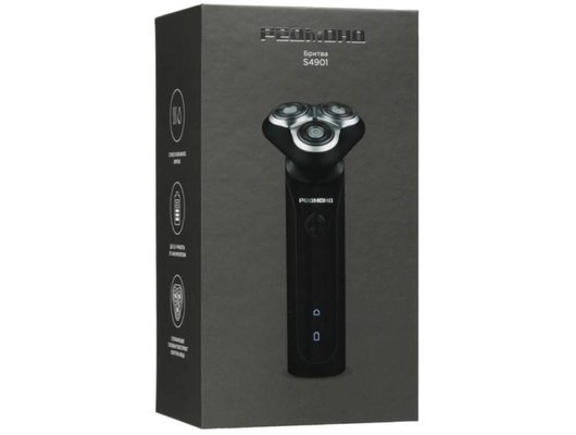 Роторная бритва РЕДМОНД S4901 черная